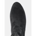 thumbnail image 4 of Time and Tru Women's Faux Suede Block Heel Boots, 4 of 5