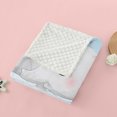 thumbnail image 6 of KAINSY CustomBlankets for Gifts Personalized Baby Bed Throw Blanket Swaddle Boy for Baby Shower Birthday, Customized Sleep Elephant Baby Double Layer Blanket for Kids Toddler New Mom, 6 of 7