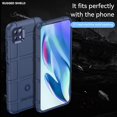 thumbnail image 3 of Slim Fit Phone Case for Motorola Moto G50 5G,Rugged Shield Durable Case with Military Grade Shockproof,Drop-Tested and Camera Lens Protection Cover for Moto G50 5G,HD Blue, 3 of 8