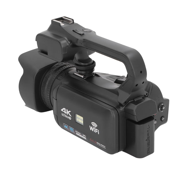 Videocámara Digital, Cámara De Vídeo Con Pantalla Táctil De 4 Pulgadas, Videocámara WiFi, Visión Nocturna Para Fotografía