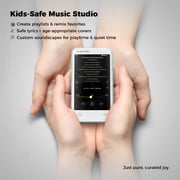 MP3 Player for Kids with 80GB Storage, 4-Inch Screen, Bluetooth & Wi-Fi, Parental Controls, Streaming & Offline Music, Blue