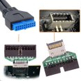 thumbnail image 3 of D1U UC-141-TC004 Type-E IDC Socket USB 3.1 Front Panel Header to P5K USB 3.0 20Pin Header Extension, 3 of 5