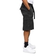 thumbnail image 3 of G-style USA Men's Belted Cargo Shorts 9AP10 - BLACK - 36, 3 of 6