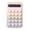 Pink, variant on OIUR 10 Digits Calculator with Big Button 15-Degree Tilt Design LCD Display Mechanical Switch Portable Aesthetic Calculator