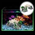 thumbnail image 3 of Decoración de roca de puente colgante de puente de arco de acuario, decoración de paisaje de pecera, 3 of 5