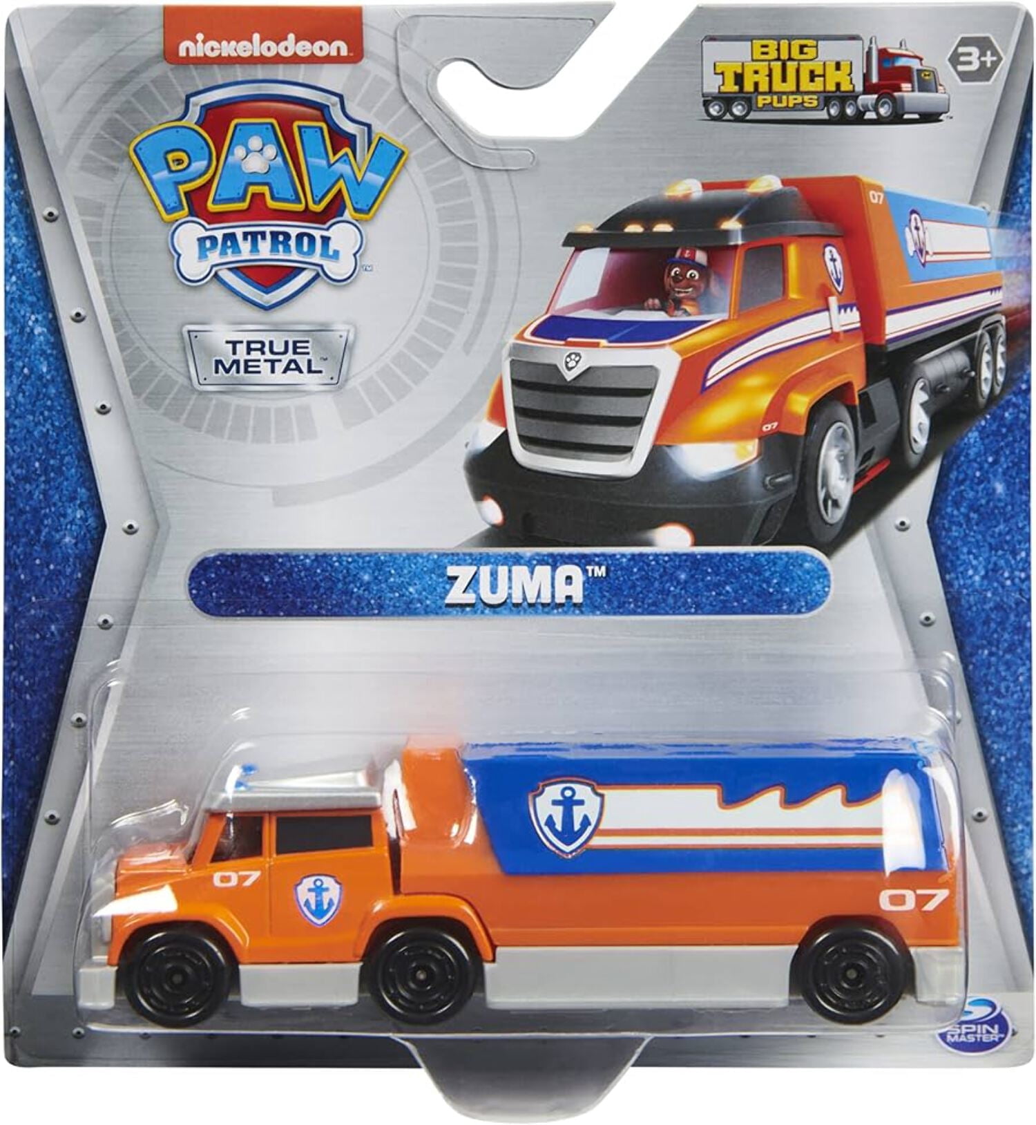 PAW Patrol Zuma Hover Motor Vehicle Toy - Pull-Back Action, Includes Zuma Figure, No Batteries Needed