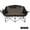 Black-Green, variant on FUNDANGO Double Camping Chair for Adults, 2 Person Folding Loveseat Chair for Outdoor, Oversized Heavy Duty Padded Camping Sofa with Side Table, Outdoor Loveseat Camping Chair, Black-Dark Grey