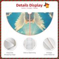 thumbnail image 3 of Sikiie Sunshine Cute Winged Cat Nativity Christmas Tree Skirt, Jesus Christian Winter Holiday Tree Mat Decoration(30-48IN), 3 of 6