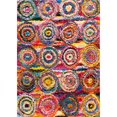thumbnail image 2 of nuLOOM Soft & Plush Abstract Circles Geometric Shag Area Rugs, 6` 7" x 9`, Multicolor, 2 of 4