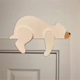 thumbnail image 3 of PVC Bear Ornament PVC Bear Ornaments Wooden Bear Desktop Ornament for Bookshelf and Fireplace B, 3 of 5
