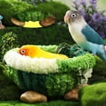 thumbnail image 5 of Bird For Cage Hanging Bird Bed For Breeding Bird For Conure Budgie Lovebird Hamster Small Warm for Window Moat Guard Birdhouse with Camera Painted Gourd Birdhouse Bath Set Birdhouse Kits to Build for, 5 of 9