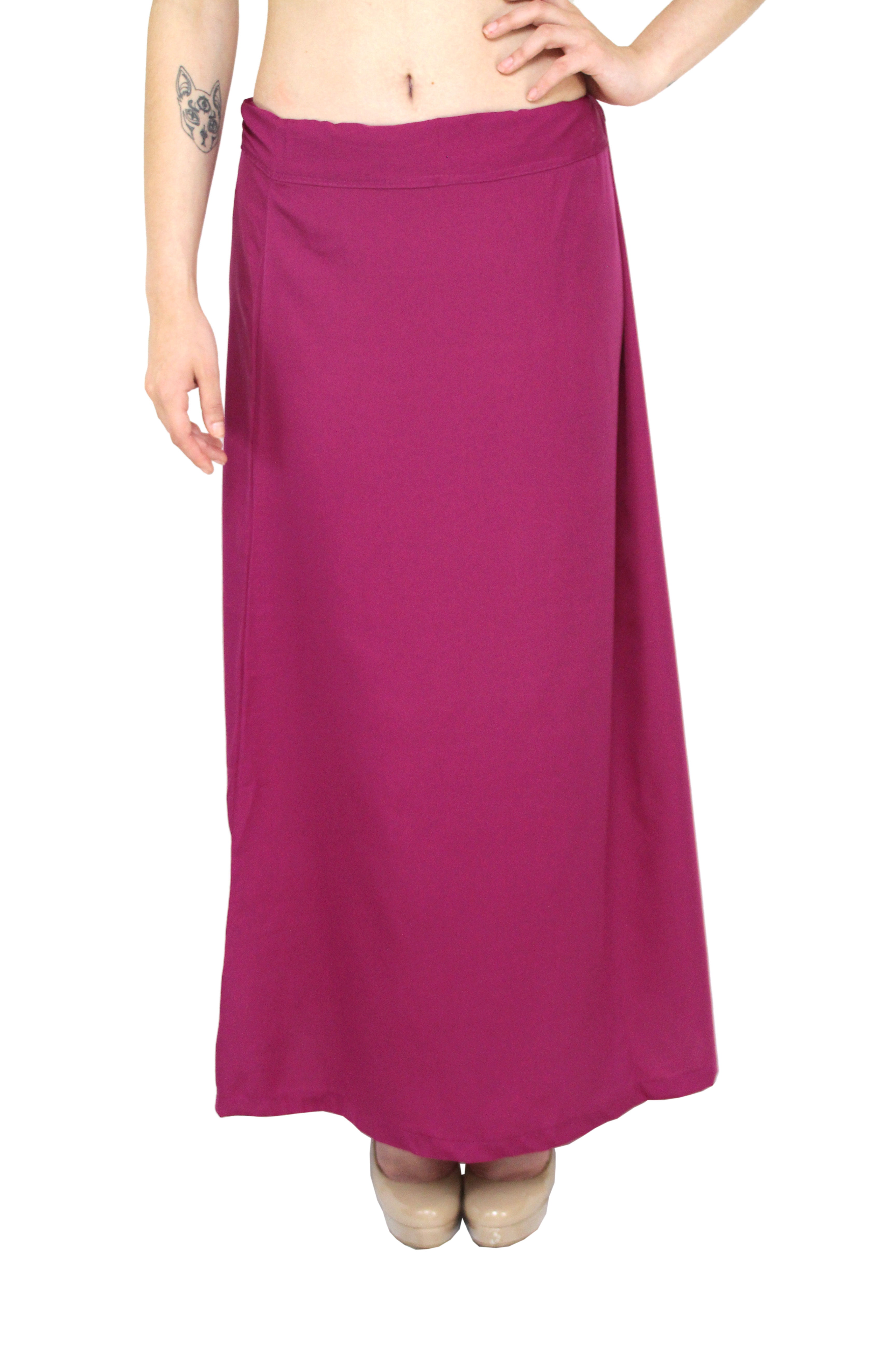 Craftstribe Saree Petticoat Women Wear Adjustable Drawstring Waist Bab