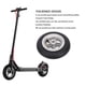 thumbnail image 3 of Rueda De Neumáticos De Inflación De Scooter Eléctrico, Prueba De Impacto De 6 Pulgadas Diseño De La Banda De Rodadura De Goma Espesada Rueda De Scooter Para Ciclismo, 3 of 7