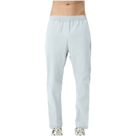 hotojiny Sweatpants for Men with Pockets Workout Gym Sweat Pants for Men Breathable Elastic Waist Straight Leg Jogging Pants