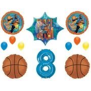 C & S PARTY SUPPLY Space Jam 2 8th Birthday Looney Tunes Party Basketball balloons Decoration Bugs