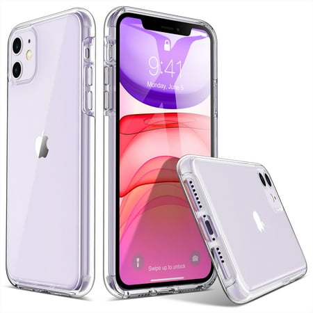 ULAK iPhone 11 Case, Slim Shockproof Bumper Phone Case for Apple iPhone 11 6.1 inch for Women Girls Boys Men, HD Clear
