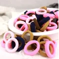 thumbnail image 5 of 200 Uds. Bandas elásticas para el cabello de nailon coloridas para mujeres y niñas, coleteros para sujetar el cabello pequeños, bandas de goma, accesorios para el cabello, 5 of 5