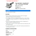 thumbnail image 2 of Stop Light Switch - Compatible with 1990 - 1996 Chevy C60 Kodiak 1991 1992 1993 1994 1995, 2 of 2