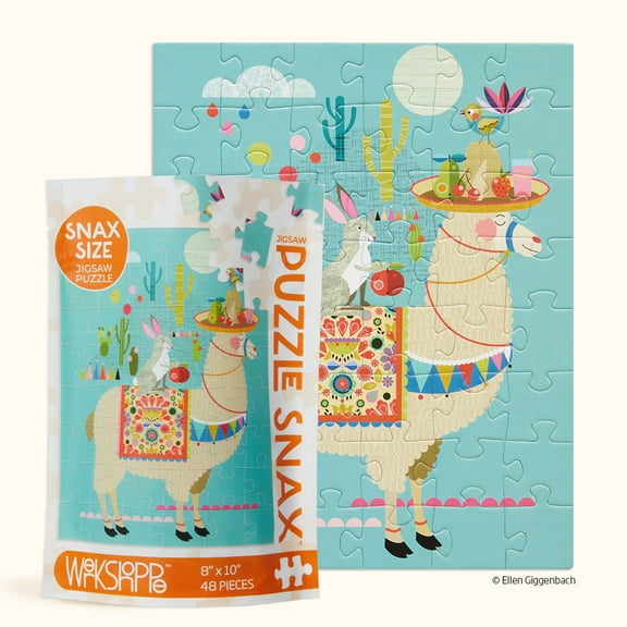 Llama Llyft | 48 Piece Jigsaw Puzzle