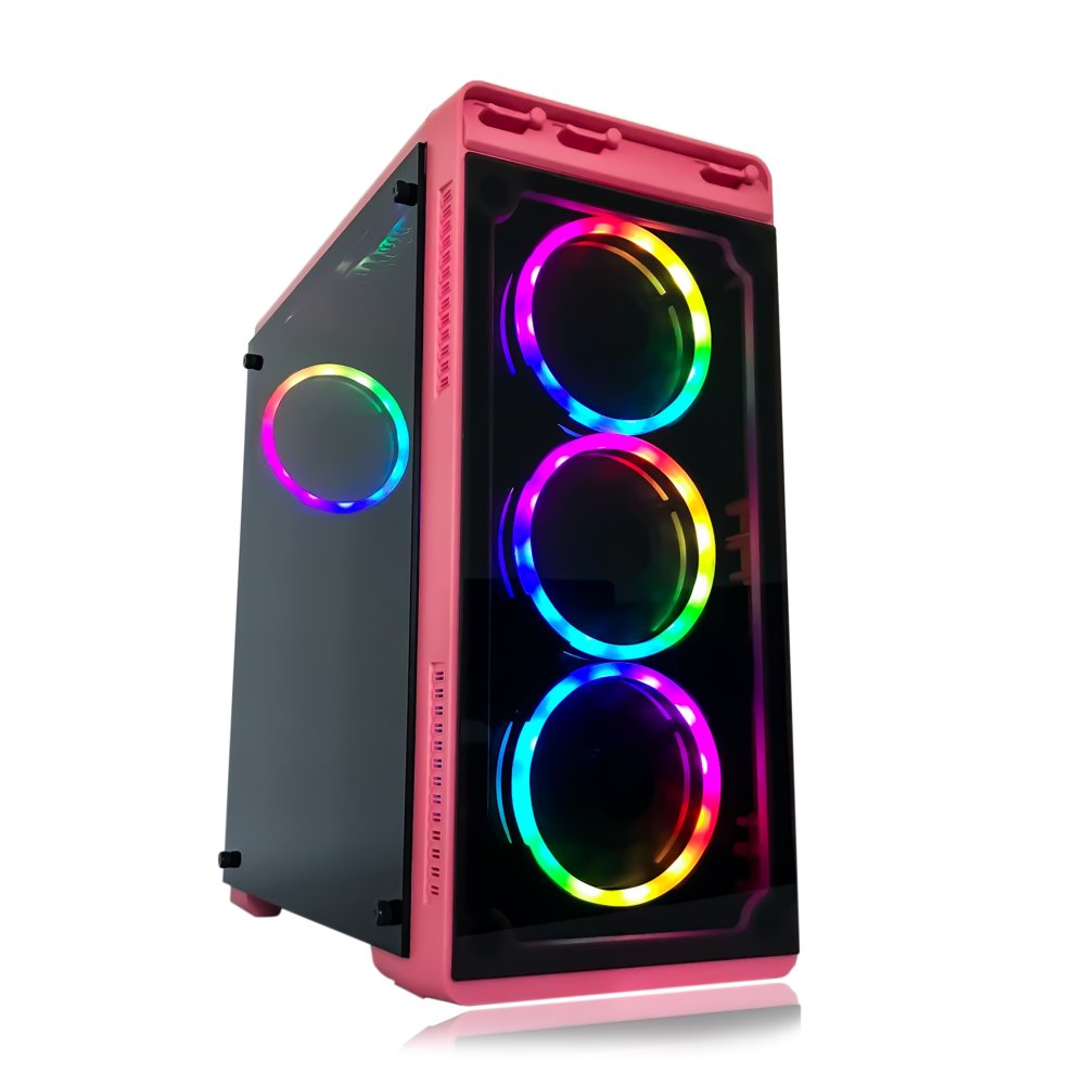 Alarco Pink Gaming PC Desktop Computer Intel i5 3.10GHz,8GB Ram,1TB HDD