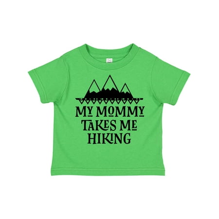 

Inktastic Hiker Mommy Takes Me Hiking Gift Toddler Boy or Toddler Girl T-Shirt