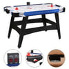 Costway 54 Air Powered Hockey Table Indoor Sports Game Room Electronic Scoring For Kids