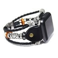 thumbnail image 5 of Correa para niños oso de fresa Pulsera protectora deportiva de cuero ajustable para reloj inteligente Sense y Versa 3 negro clásico, 5 of 5