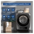 thumbnail image 3 of Portable Clothes Dryer for Apartment, 10lbs Compact Electric Laundry Dryer with Stainless Steel Tub, 1.5 cu.ft Suitable for Apartments, Dorm, RVS, 3 of 7
