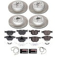 thumbnail image 2 of PowerStop Front and Rear Semi-Coated Rotor and Low-Dust Ceramic Brake Pad Kit SC6057, 2 of 3