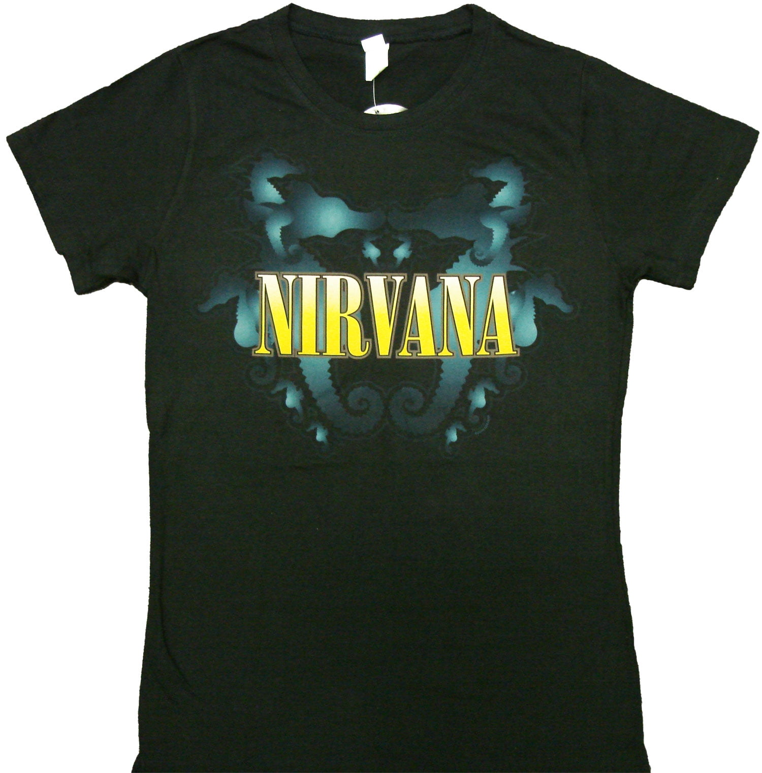 Nirvana Seahorse Tissue Juniors T-Shirt 