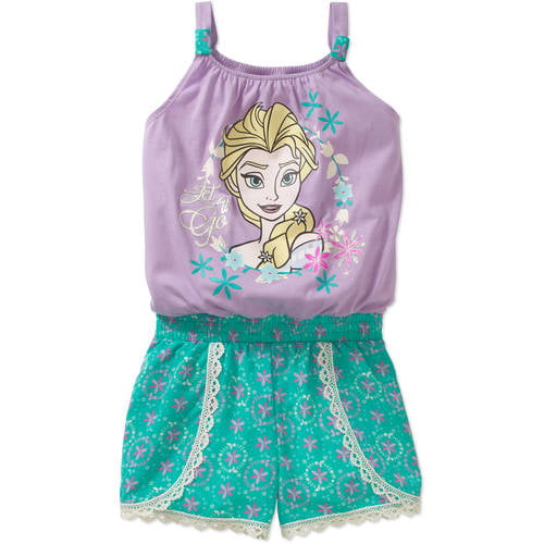 Disney Frozen Girls' Elsa Romper - Walmart.com