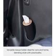 thumbnail image 6 of Yamazaki Home Round Tissue Case, Walnut, Steel + Wood, Small, Lid, Airtight, No Assembly, 6 of 7
