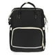 thumbnail image 3 of Cama de viaje plegable para bebé con cambiador, mochila para pañales de cuna, bolsa de bebé portátil impermeable multifuncional, cuna portátil para cama de bebé, negro Xemadio HQ-370, 3 of 5
