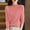 Pink, variant on Stichou Sweaters for Women Long Sleeve Crewneck Pullover Comfort Sweater Ladies Fall Winter Sweaters Tops Trendy 2025 Dark Purple S