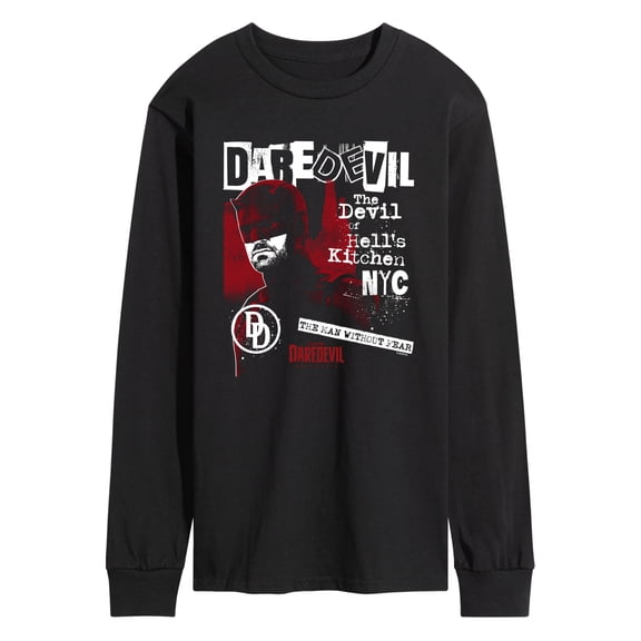 Daredevil - NYC Zine Men's Long Sleeve Graphic T-Shirt