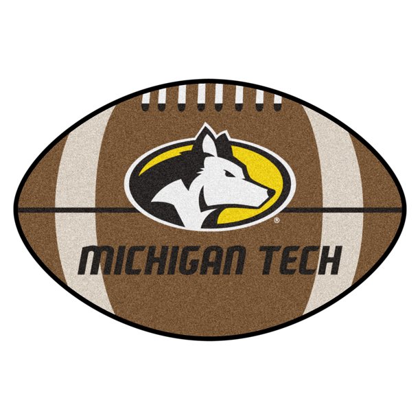Michigan Tech Football Rug 20.5"x32.5"