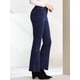 thumbnail image 4 of Pantalones Acampanados Allegra K de Pana Vintage para Mujer Cintura Alta Azul Marino XL, 4 of 6
