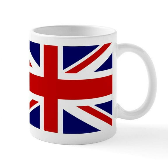 CafePress - Union Jack Flag Of The United Kingdom Mug - 11 oz Ceramic Mug - Novelty Coffee Tea Cup
