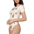 thumbnail image 2 of Naloa Cute Squirrel Women's Short-Sleeved Onesie, One-Piece Swimsuit for Parties, dates, clubs - X-Large, 2 of 9