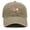 Khaki, variant on Women's Hand Embroidered Flower Baseball Cap, Adjustable Washed Cotton Dad Hat, Soft Breathable Casual Sun Hat for Spring Summer Daily Wear, Blackish Green One Size