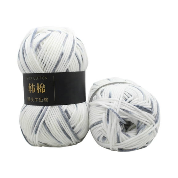 Colorful Hand Knitting 50g Knitting Crochet Milk Soft Baby Cotton Wool Yarn
