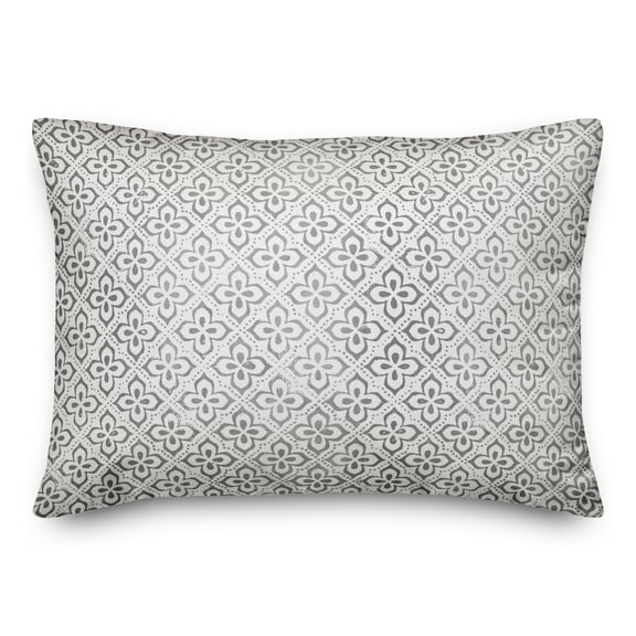 Creative Products Faded Gray Pattern 14x20 Indoor / Outdoor Pillow