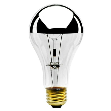 

100 Watt Incandescent Half Chrome A21 Medium Base Pack of 2