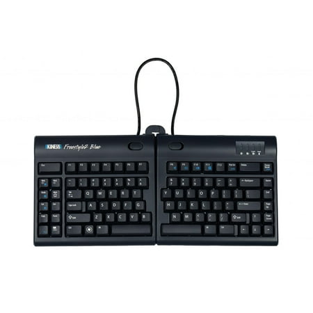 Kinesis KB800PB-BT Freestyle2 Blue Ergonomic Wireless Keyboard for PC
