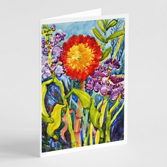 Flower - Sunflower Greeting Cards and Envelopes Pack of 8