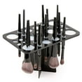 thumbnail image 1 of Makeup Brushes Drying Rack, Brushes Dryer, Collapsible 28 Slot Acrylic Brush Holder Stand Tree Tray Support Display for Makeup Artist Acrylic Nail Brushes Paintbrushes Makeup Lovers, Black, 1 of 7