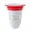 White, variant on TOP-MAX Silica Gel Washing Machine Drain Pipe Seal Double Layer Design Sewer Odor-Proof Sealing Stopper (Black)