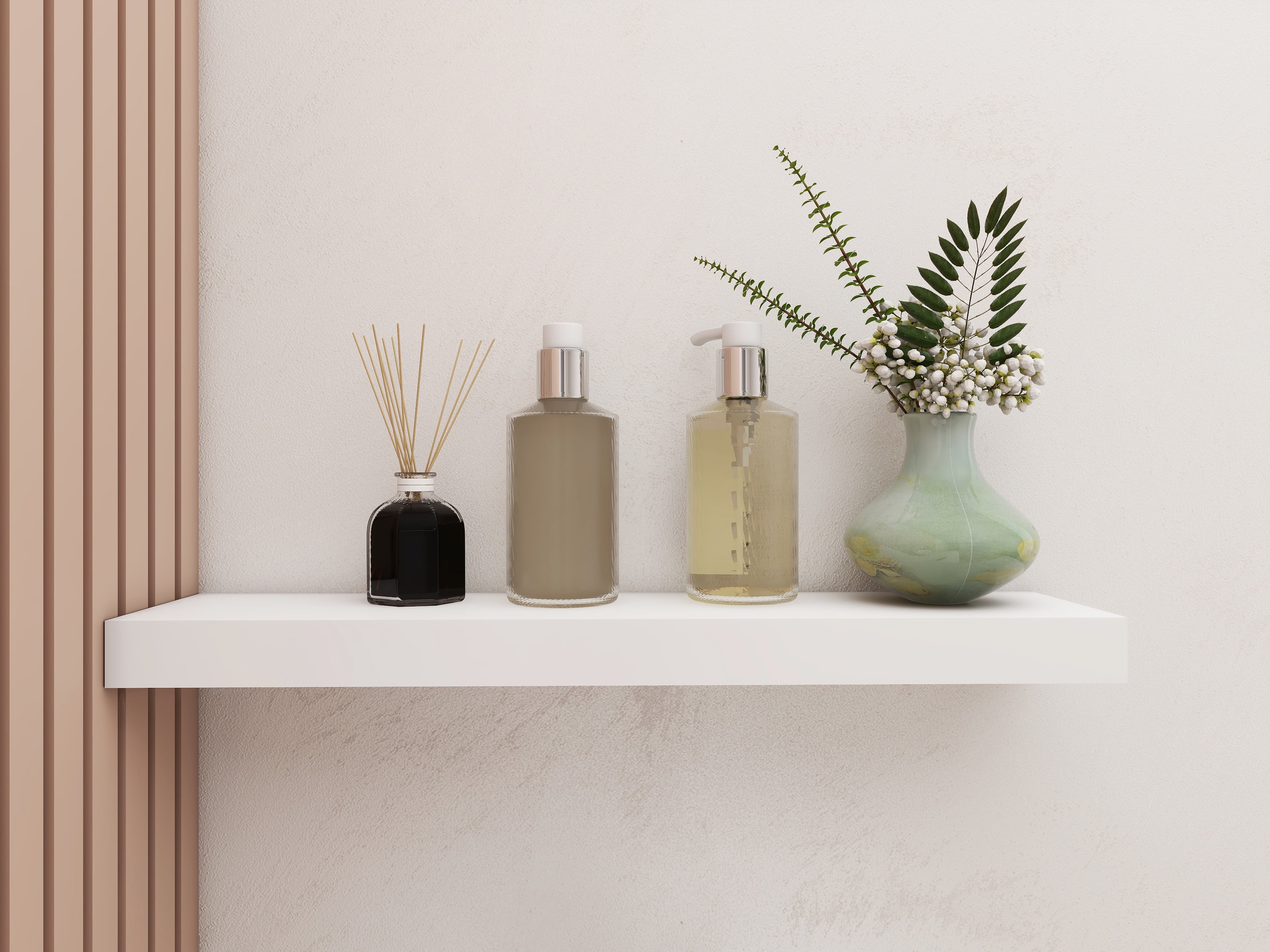 Mainstays White 18 in Floating Shelf
