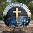 thumbnail image 5 of HuiXinOu Christian Baptism Commemorative Coin, Inspiring Challenge Coin Gift, Symbolizes Salvation & New Beginnings, Reminds People to Let Go of Old Lives, Perfect for Christian Believers, 5 of 7