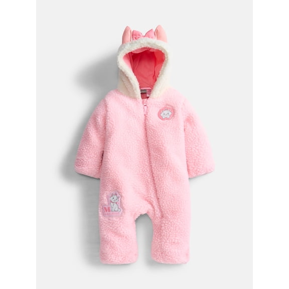 Aristocats Baby Girls' Faux Shearling Pram, Sizes 0/3M-6/9M